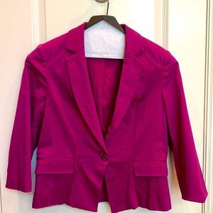 Magenta WHBM suit jacket. Unique and lovely fit. From a smoke and pet free home.